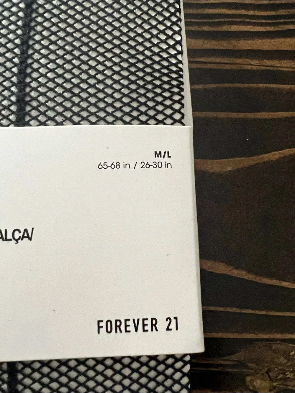 Forever 21 Black Fishnet Tights - M/L